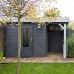 Lugarde tuinhuis met luifel TP44b