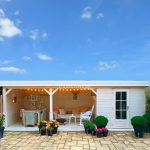 Lugarde tuinhuis met overkapping 29