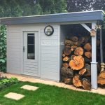 Lugarde tuinhuis met overkapping pr4