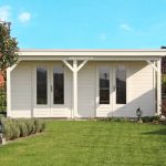 Lugarde tuinhuis met luifel PR48