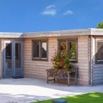 Lugarde blokhut plat dak B32