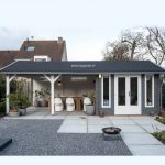 Blokhut lugarde met luifel B38