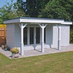 Lugarde tuinhuis met overkapping PR23