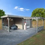 Lugarde tuinhuis met overkapping PS35