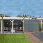 Lugarde tuinhuis met overkapping PR31