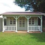 Lugarde blokhut met overkapping b36