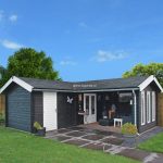 Lugarde blokhut met overkapping b48