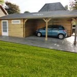 Lugarde carport met berging C3