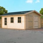 Houten garage Lugarde G1