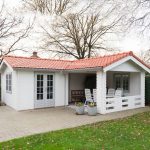 Lugarde blokhut met overkapping BP98o