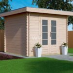 Aanbieding Woodpro blokhut type Luca - 300x300 cm