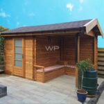 Aanbieding Woodpro blokhut type Nick - 400x250 cm
